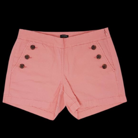 J. Crew Pants - 3/$25💦 J CREW Womens Peach Shorts Button Front 0